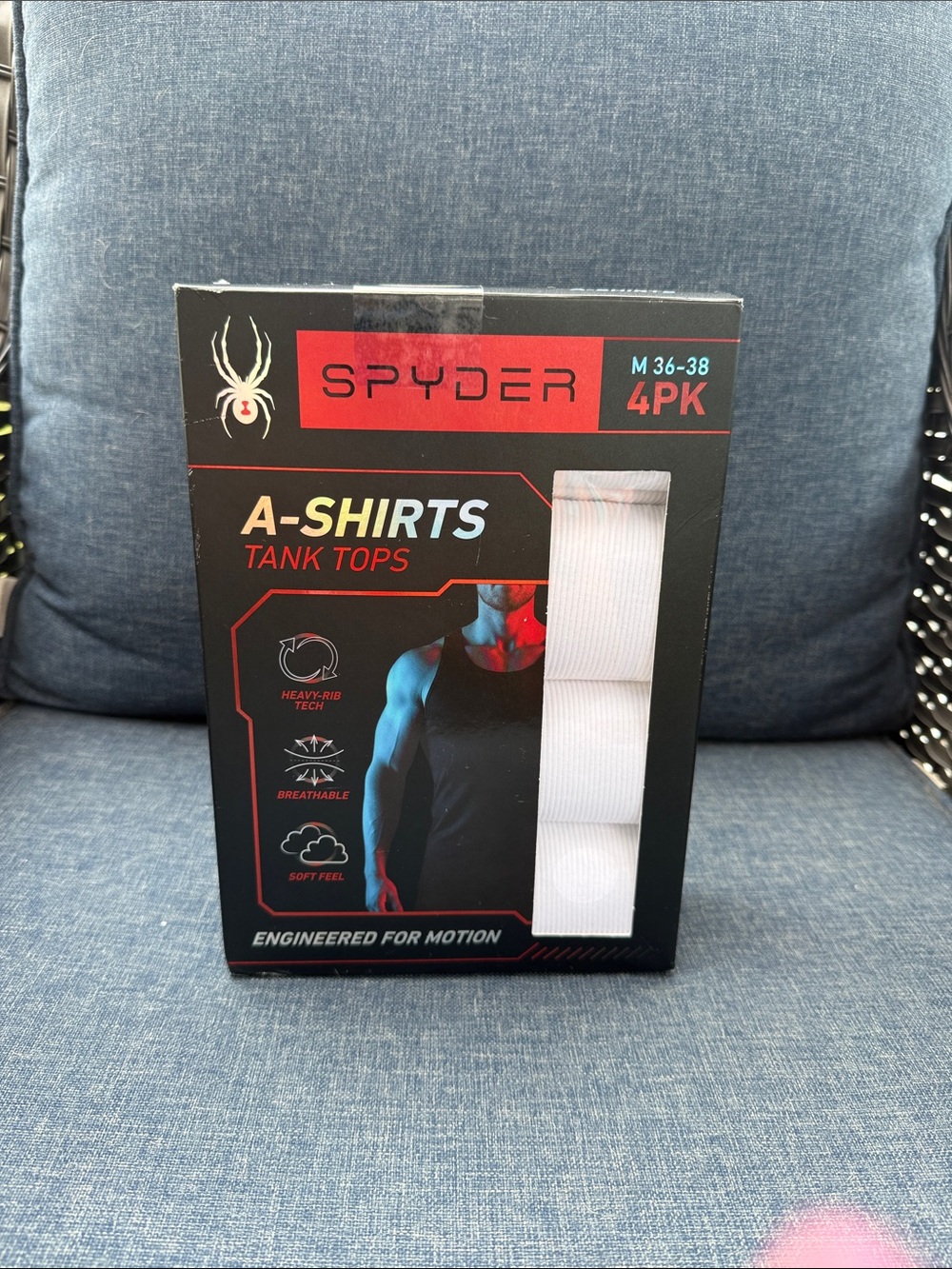 Spyder White Men's A-Shirts Tank Tops 4-Pack